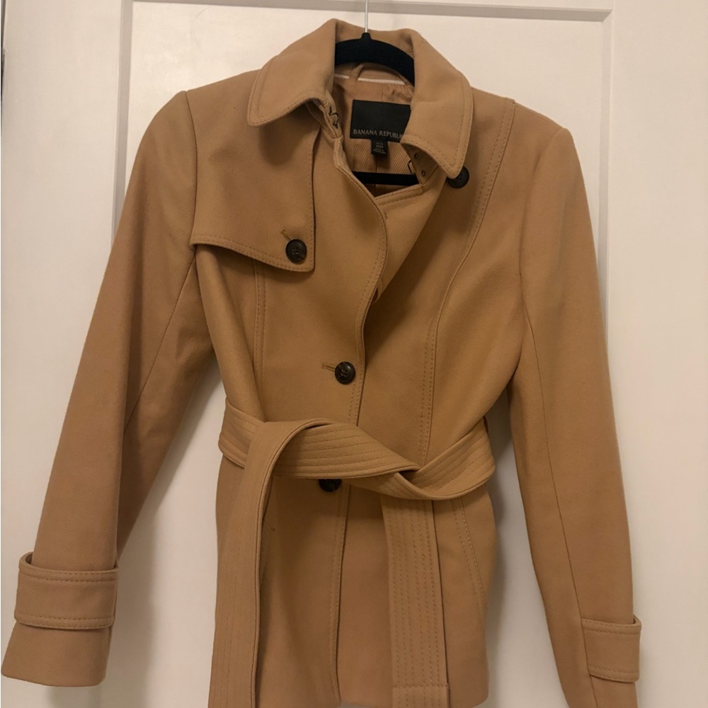 Banana Republic Camel Wool Coat